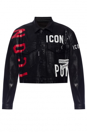 Kurtka jeansowa z nadrukami, zdjęcie 1 Kurtka jeansowa z nadrukami od Dsquared2
